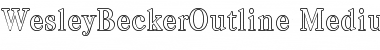 Download WesleyBeckerOutline-Medium Font Download WesleyBeckerOutline-Medium Font