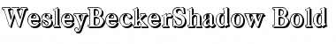 Download WesleyBeckerShadow Font Download WesleyBeckerShadow Font