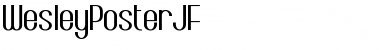 Download WesleyPosterJF Font Download WesleyPosterJF Font