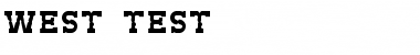 Download West Test Font Download West Test Font