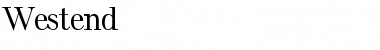 Download Westend Font Download Westend Font