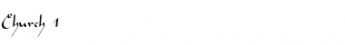 Download Church 1 Font Download Church 1 Font