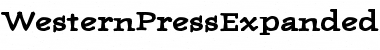 Download WesternPressExpandedSSK Font Download WesternPressExpandedSSK Font