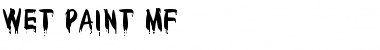 Download Wet Paint MF Font Download Wet Paint MF Font
