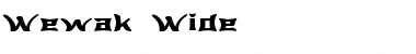 Download Wewak Wide Font Download Wewak Wide Font