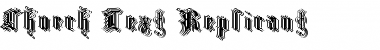 Download Church Text 'Replicant' Font Download Church Text 'Replicant' Font