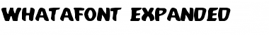 Download Whatafont Expanded Font Download Whatafont Expanded Font
