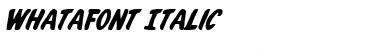 Download Whatafont Italic Font Download Whatafont Italic Font