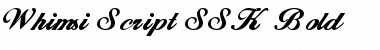 Download Whimsi Script SSK Font Download Whimsi Script SSK Font