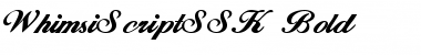 Download WhimsiScriptSSK Font Download WhimsiScriptSSK Font