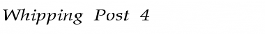 Download Whipping Post 4 Font Download Whipping Post 4 Font