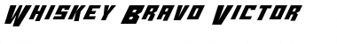 Download Whiskey Bravo Victor Font Download Whiskey Bravo Victor Font