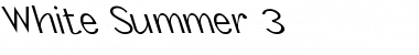Download White Summer 3 Font Download White Summer 3 Font