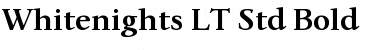 Download Whitenights LT Std Bold Font Download Whitenights LT Std Bold Font