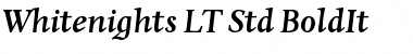 Download Whitenights LT Std BoldIt Font Download Whitenights LT Std BoldIt Font