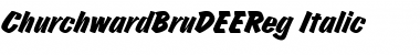 Download ChurchwardBruDEEReg Font Download ChurchwardBruDEEReg Font