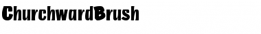 Download ChurchwardBrush Font Download ChurchwardBrush Font