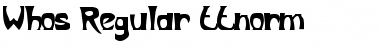 Download Whos Font Download Whos Font