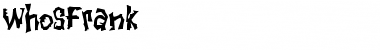Download WhosFrank Font Download WhosFrank Font