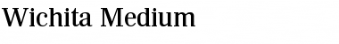 Download Wichita-Medium Font Download Wichita-Medium Font