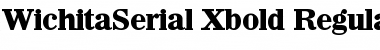 Download WichitaSerial-Xbold Font Download WichitaSerial-Xbold Font