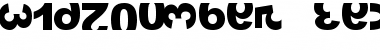 Download widznumber text 1 Font Download widznumber text 1 Font