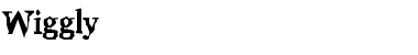 Download Wiggly Font Download Wiggly Font