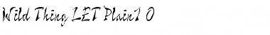 Download Wild Thing LET Font Download Wild Thing LET Font