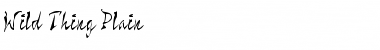 Download Wild Thing Font Download Wild Thing Font