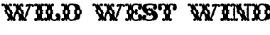 Download Wild West Wind Font Download Wild West Wind Font