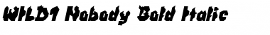 Download WILD1 Nobody Font Download WILD1 Nobody Font