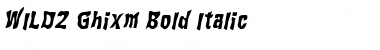 Download WILD2 Ghixm Font Download WILD2 Ghixm Font