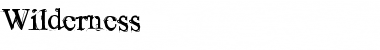 Download Wilderness Font Download Wilderness Font