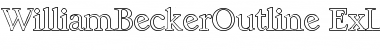 Download WilliamBeckerOutline-ExLight Font Download WilliamBeckerOutline-ExLight Font