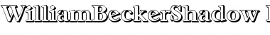 Download WilliamBeckerShadow Font Download WilliamBeckerShadow Font