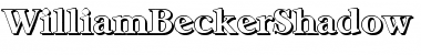 Download WilliamBeckerShadow-ExBold Font Download WilliamBeckerShadow-ExBold Font