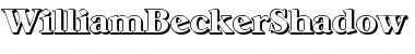 Download WilliamBeckerShadow-Heavy Font Download WilliamBeckerShadow-Heavy Font