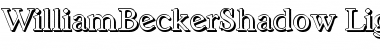 Download WilliamBeckerShadow-Light Font Download WilliamBeckerShadow-Light Font