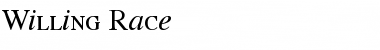Download Willing Race Font Download Willing Race Font