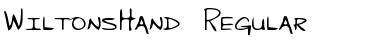 Download WiltonsHand Font Download WiltonsHand Font