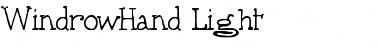 Download WindrowHand Font Download WindrowHand Font