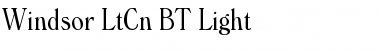 Download Windsor LtCn BT Font Download Windsor LtCn BT Font