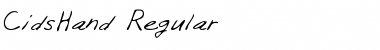 Download CidsHand Font Download CidsHand Font