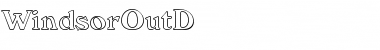 Download WindsorOutD Font Download WindsorOutD Font
