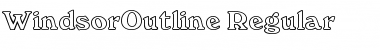 Download WindsorOutline Font Download WindsorOutline Font