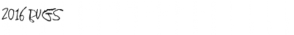 Download 2016 Bugs Font Download 2016 Bugs Font