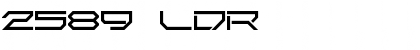 Download 2589 LDR Font Download 2589 LDR Font