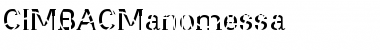 Download CIMBACManomessa Font Download CIMBACManomessa Font