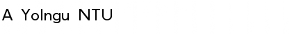Download A Yolngu NTU Font Download A Yolngu NTU Font