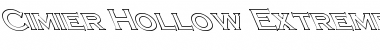 Download Cimier Hollow Extreme Lefty Font Download Cimier Hollow Extreme Lefty Font